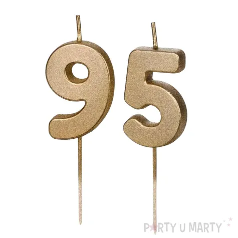 xx swieczki zlote cyfry 95