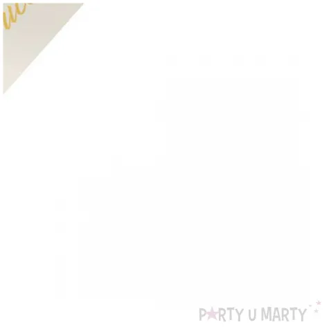 xx szarfa 50 rocznica slubu kremowy zloty