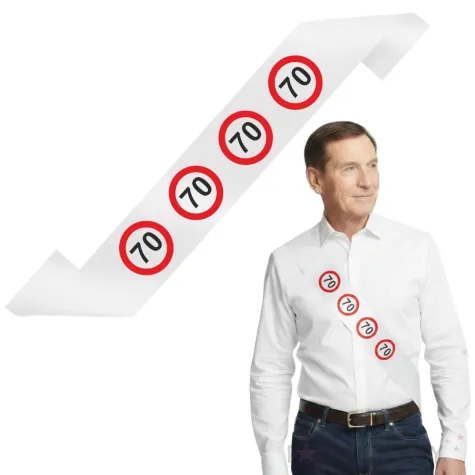 xx szarfa 70 urodziny traffic