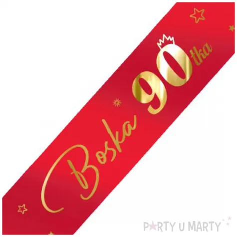 xx szarfa boska 90 czerwony