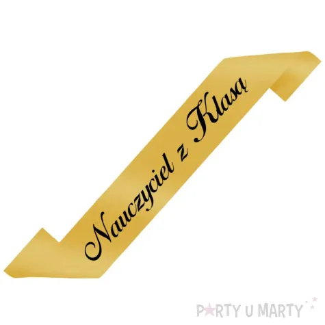 xx szarfa nauczyciel z klasa zloty