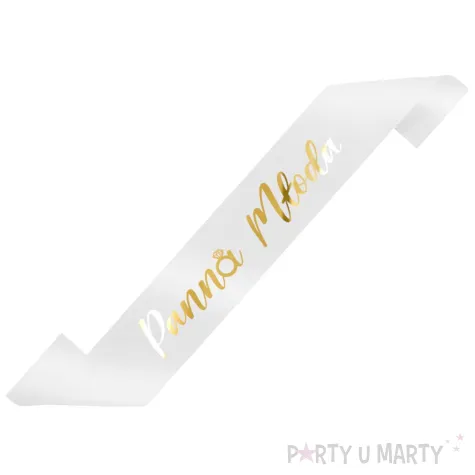 xx szarfa panna mloda bialy