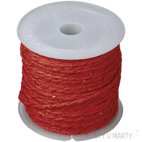 xx sznurek titanum craft fun series papierowy 10m 24br0201 15 czerwony