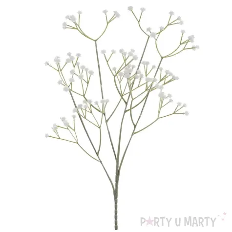 xx sztuczny kwiat gipsowka 62 cm bialy