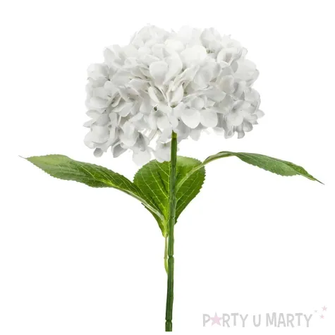 xx sztuczny kwiat hortensja premium 69 cm bialy