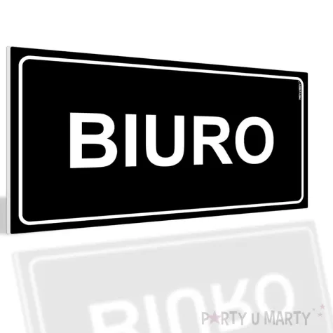 xx tabliczka informacyjna biuro