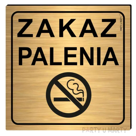 xx tabliczka informacyjna zakaz palenia