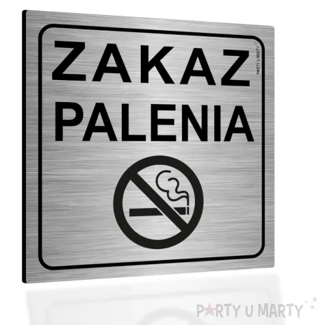 xx tabliczka informacyjna zakaz palenia