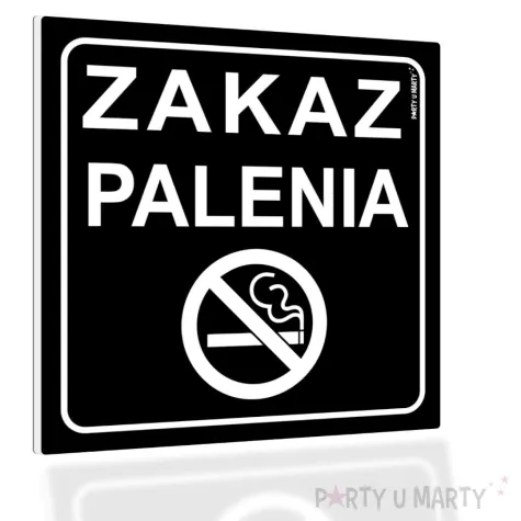 xx tabliczka informacyjna zakaz palenia