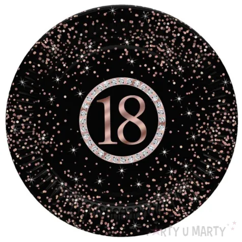 xx talerzyki pap sr 180 mm 8 szt nr grafika c