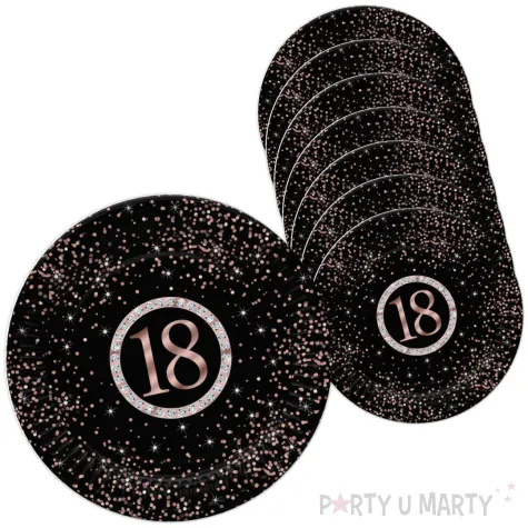 xx talerzyki pap sr 180 mm 8 szt nr grafika c