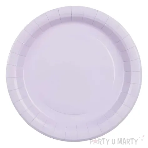 xx talerzyki papierowe lawenda 23cm 1 op 6 szt