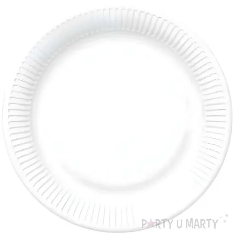 xx talerzyki papierowe white 18 cm 20 szt