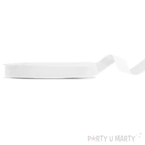 xx tasiemka welurowa biala 15mm 10mb