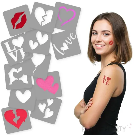 xx tatuaz brokatowe love