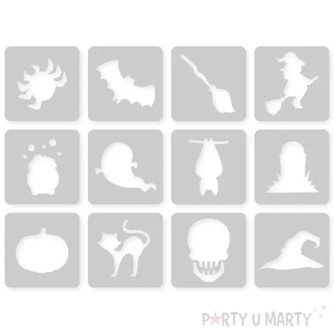 xx tatuaze brokatowe halloween