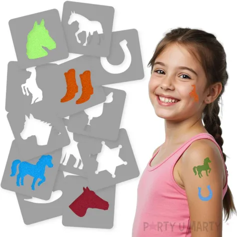 xx tatuaze brokatowe konie