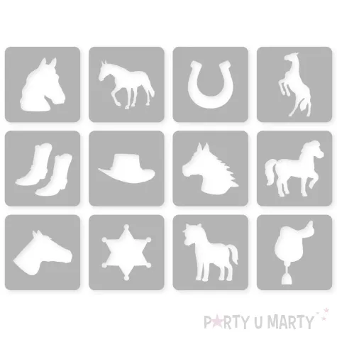 xx tatuaze brokatowe konie