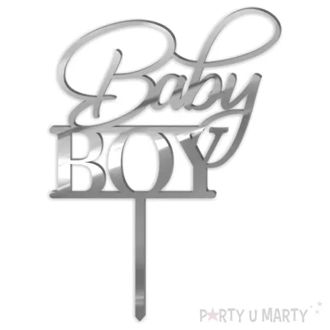 xx topper pl baby boy srebrne lustro