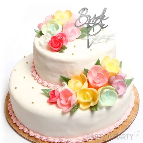 xx topper pl bride to be srebrne lustro