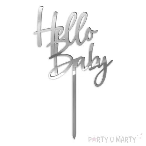 xx topper pl hello baby srebrne lustro