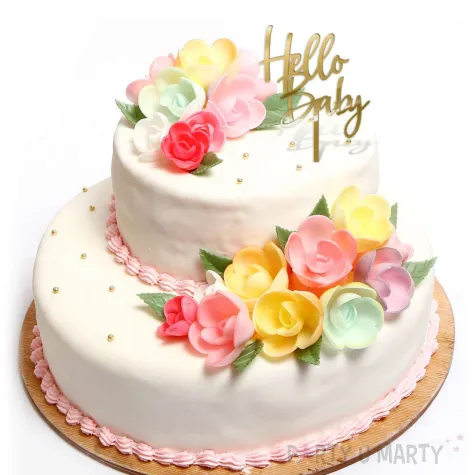 xx topper pl hello baby zlote lustro