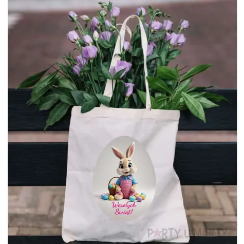 xx torba eko pani krolik i pisanki