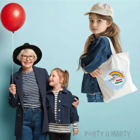 xx torba eko teczowy dzien dziecka