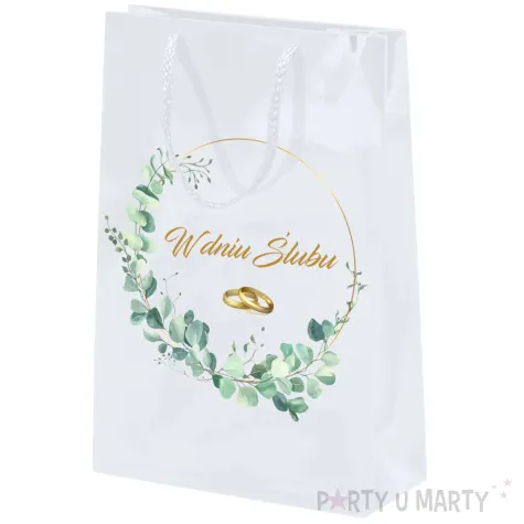 xx torebka biala w dniu slubu srednia