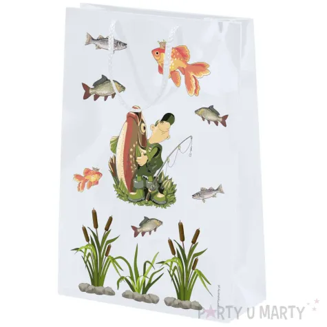 xx torebka biala wedkarz duza