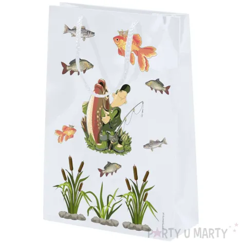 xx torebka biala wedkarz srednia