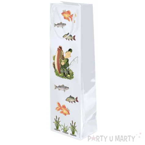 xx torebka biala wedkarz wino