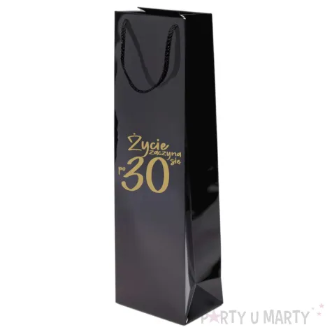 xx torebka czarna zycie zaczyna sie po 30 wino