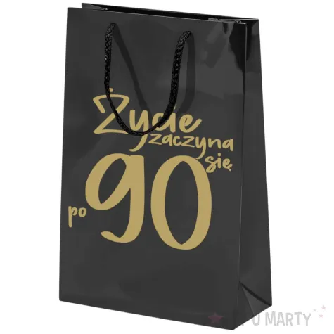 xx torebka czarna zycie zaczyna sie po 90 srednia