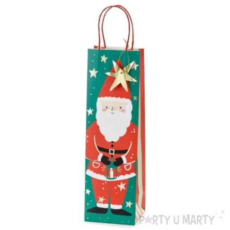 xx torebka na prezenty mikolaj 11x36x10 cm mix