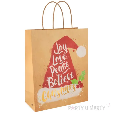 xx torebki na prezenty duze czapka mikolaja