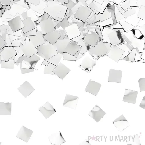 xx tuba z konfetti szampan srebrny 20 5cm