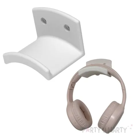 xx uchwyt scienny na sluchawki bialy