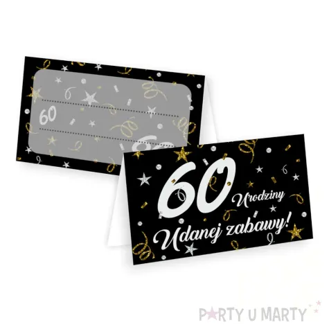 xx winietki 60 urodziny glamour birthday