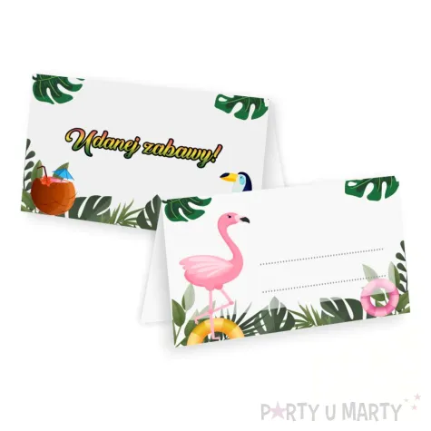 xx winietki hawaje flaming