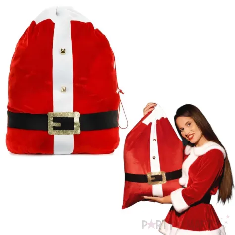 xx worek na prezenty swietego mikolaja mix 50x70cm