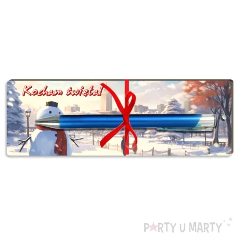 xx zakladka z dlugopisem bn kocham swieta