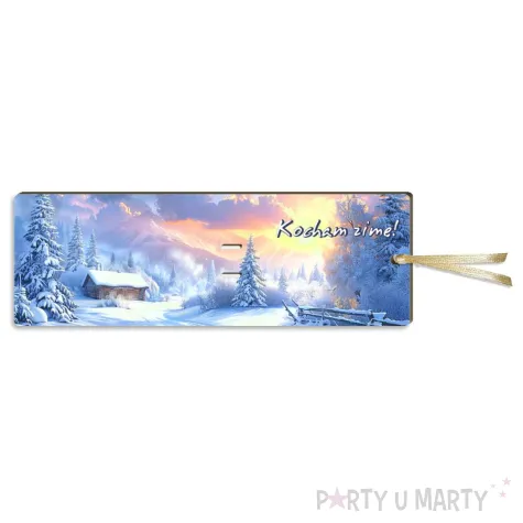 xx zakladka z dlugopisem bn kocham zime