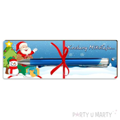 xx zakladka z dlugopisem bn kochany mikolaju