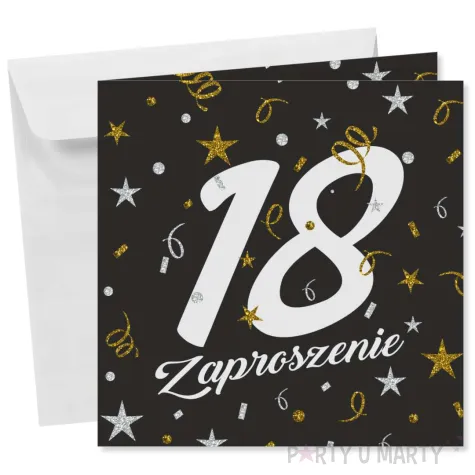 xx zaproszenie 18 urodziny glamour birthday