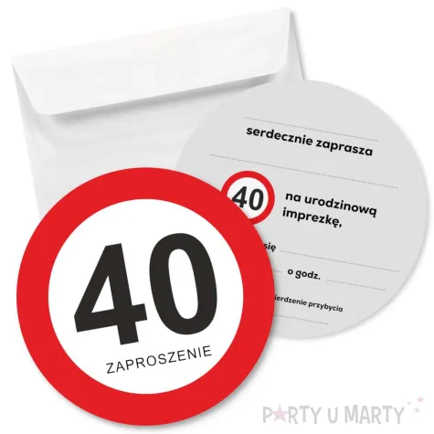 xx zaproszenie 40 traffic