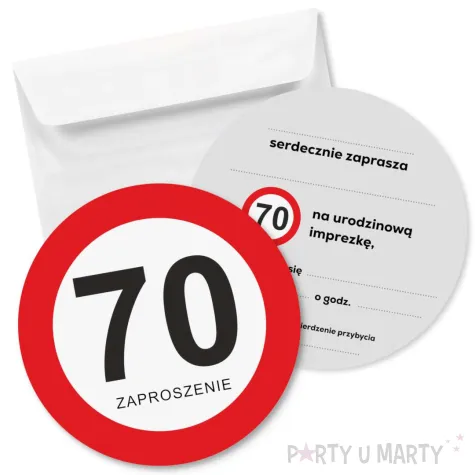 xx zaproszenie 70 traffic