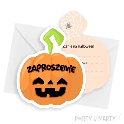 xx zaproszenie straszne halloween