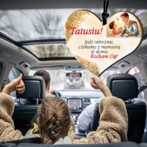 xx zawieszka drukow tata czekamy z mama