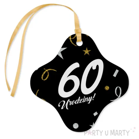 xx zawieszka na alkohol 60 urodziny